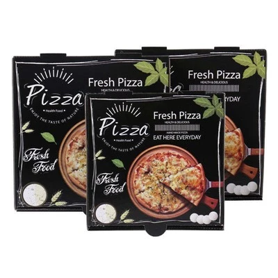 Розкішна гофрована коробка для піци з логотипом Food Grade